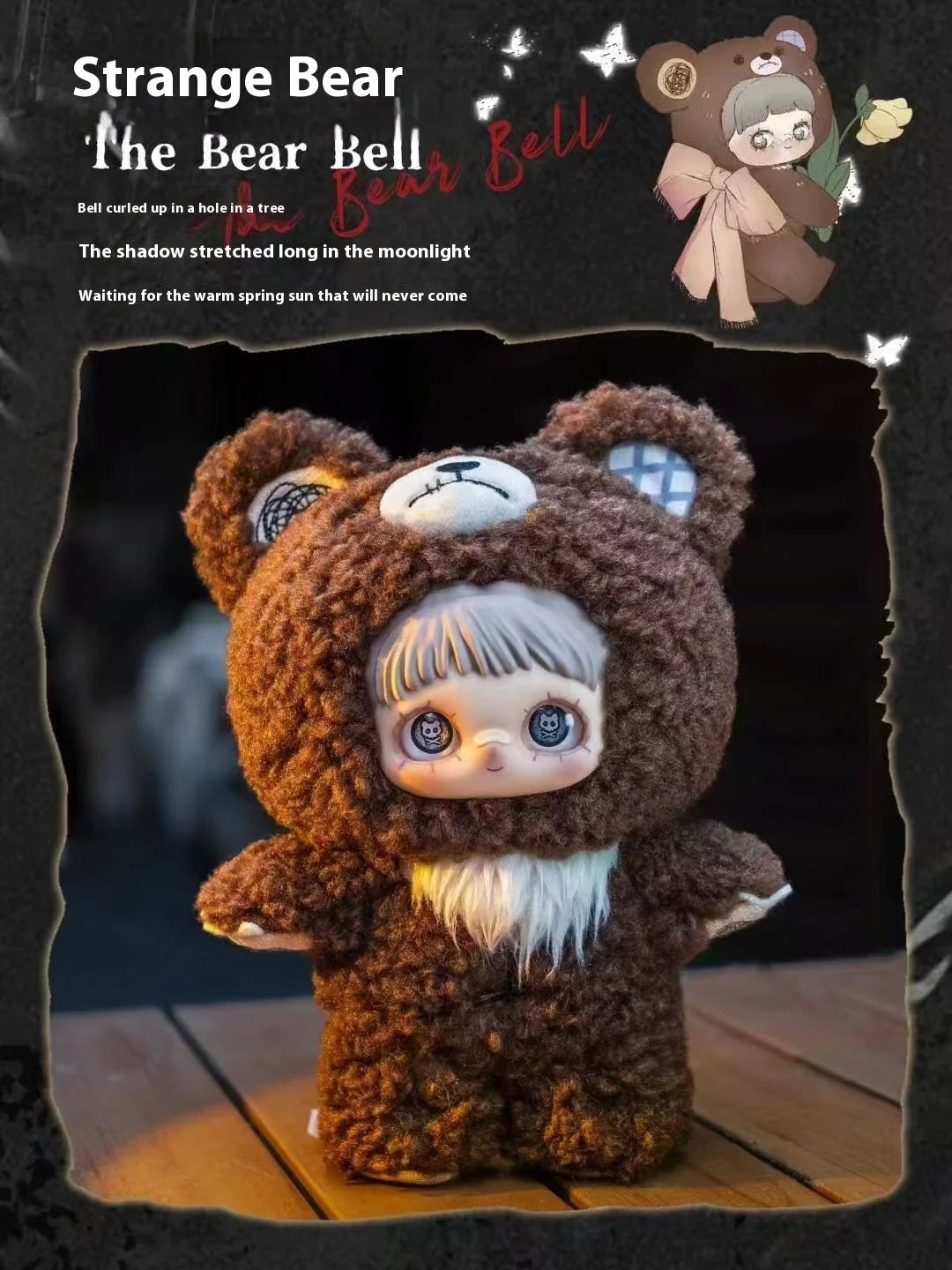Genuine Maymei Dark Forest Series Vinyl Blind Box Articulated Poseable Ornament Cute Doll Pendant Decoration Girl Birthday