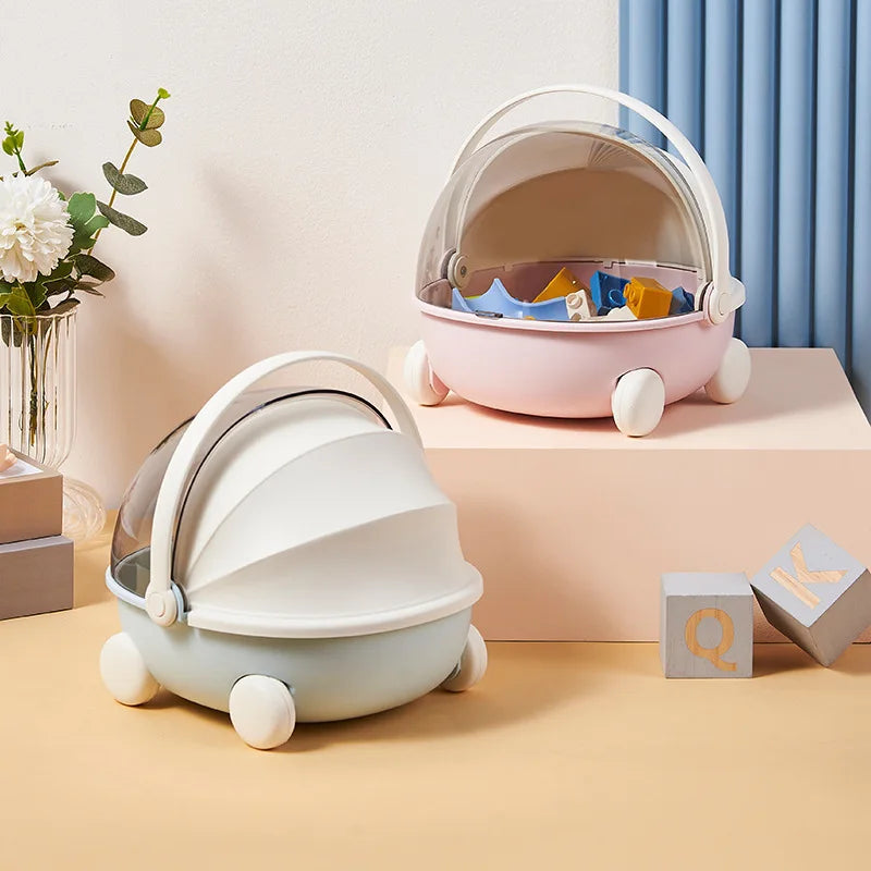 1/2pc Doll Bed Baby Stroller Storage Box with Mat for Labubu Space Module Doll Sleep Cradle Cart Dolls Bed Furniture Accessories