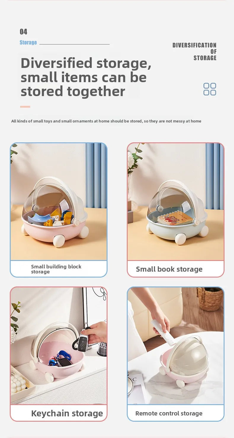 1/2pc Doll Bed Baby Stroller Storage Box with Mat for Labubu Space Module Doll Sleep Cradle Cart Dolls Bed Furniture Accessories