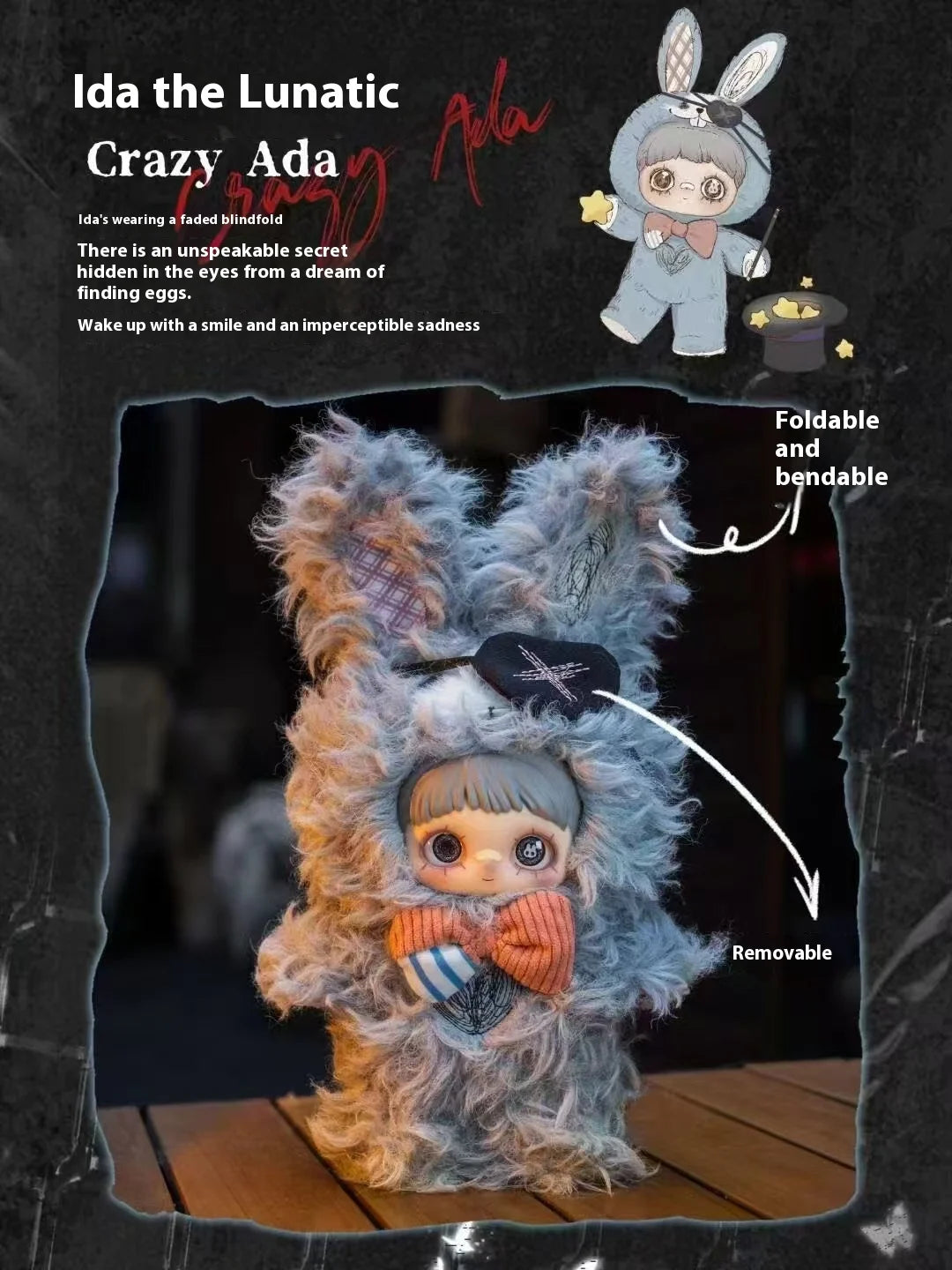 Genuine Maymei Dark Forest Series Vinyl Blind Box Articulated Poseable Ornament Cute Doll Pendant Decoration Girl Birthday
