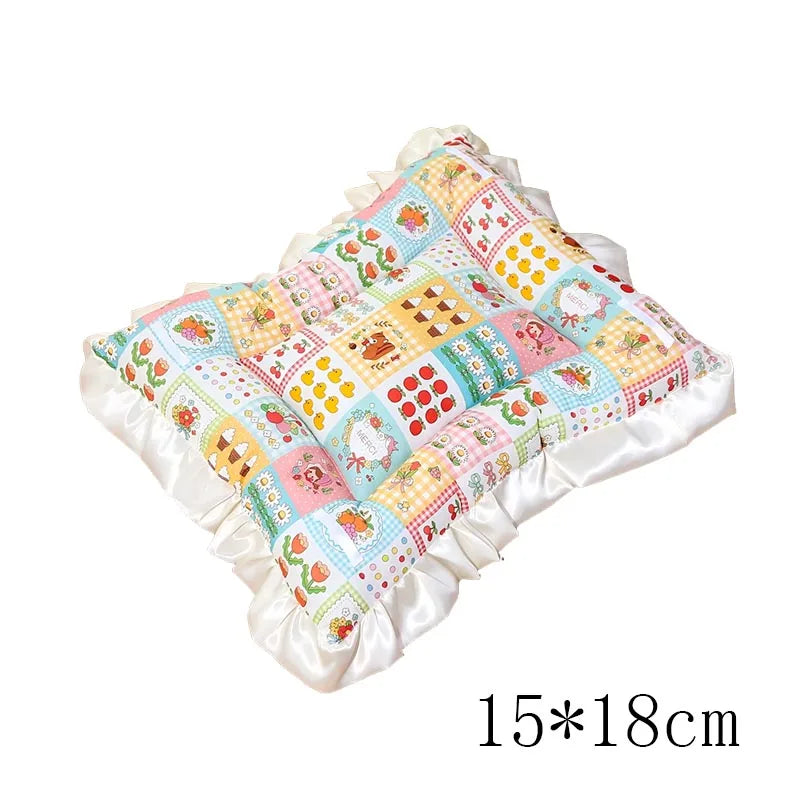 1/2pc Doll Bed Baby Stroller Storage Box with Mat for Labubu Space Module Doll Sleep Cradle Cart Dolls Bed Furniture Accessories
